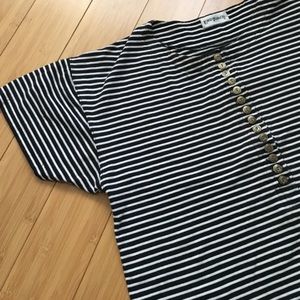 Boyfriend fit striped tee